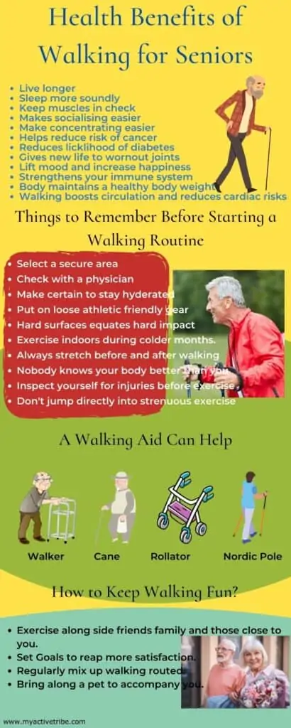 Health Benefit of Walking for Seniors