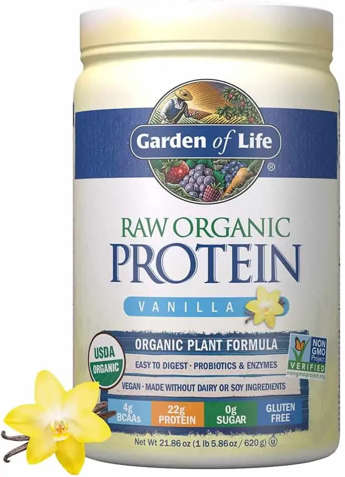 Garden of Life Raw Organic Plant Based Protein Powder