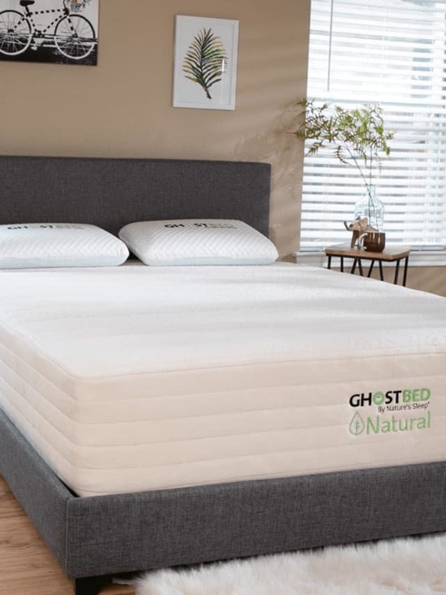 GhostBed Natural Mattress: 8″ Pocketed Coils & Latex Benefit