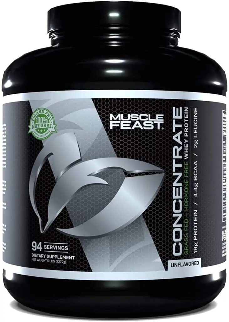 Muscle Feast Grass Fed Whey Protein Concentrate Powder