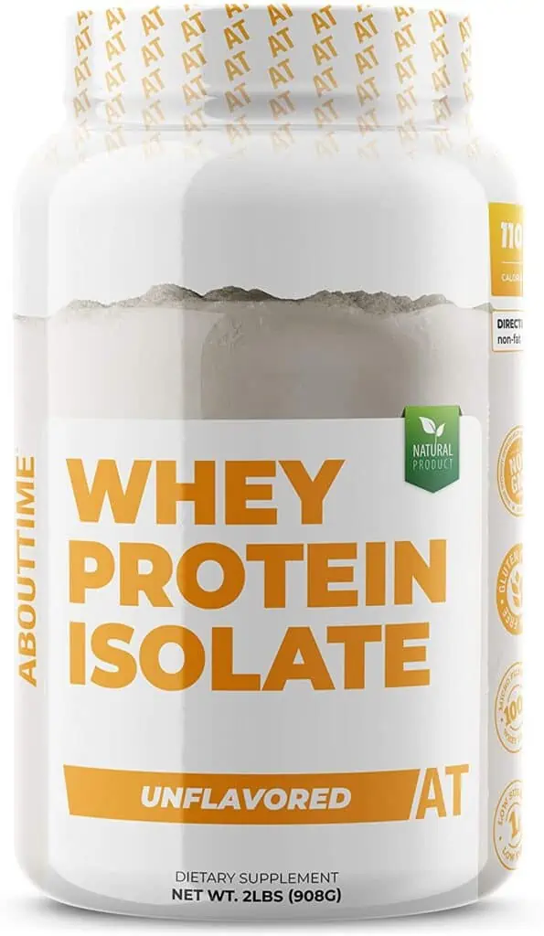 About Time All Natural Unflavored Whey Isolate Protein, Multi-Purpose Baking Powder