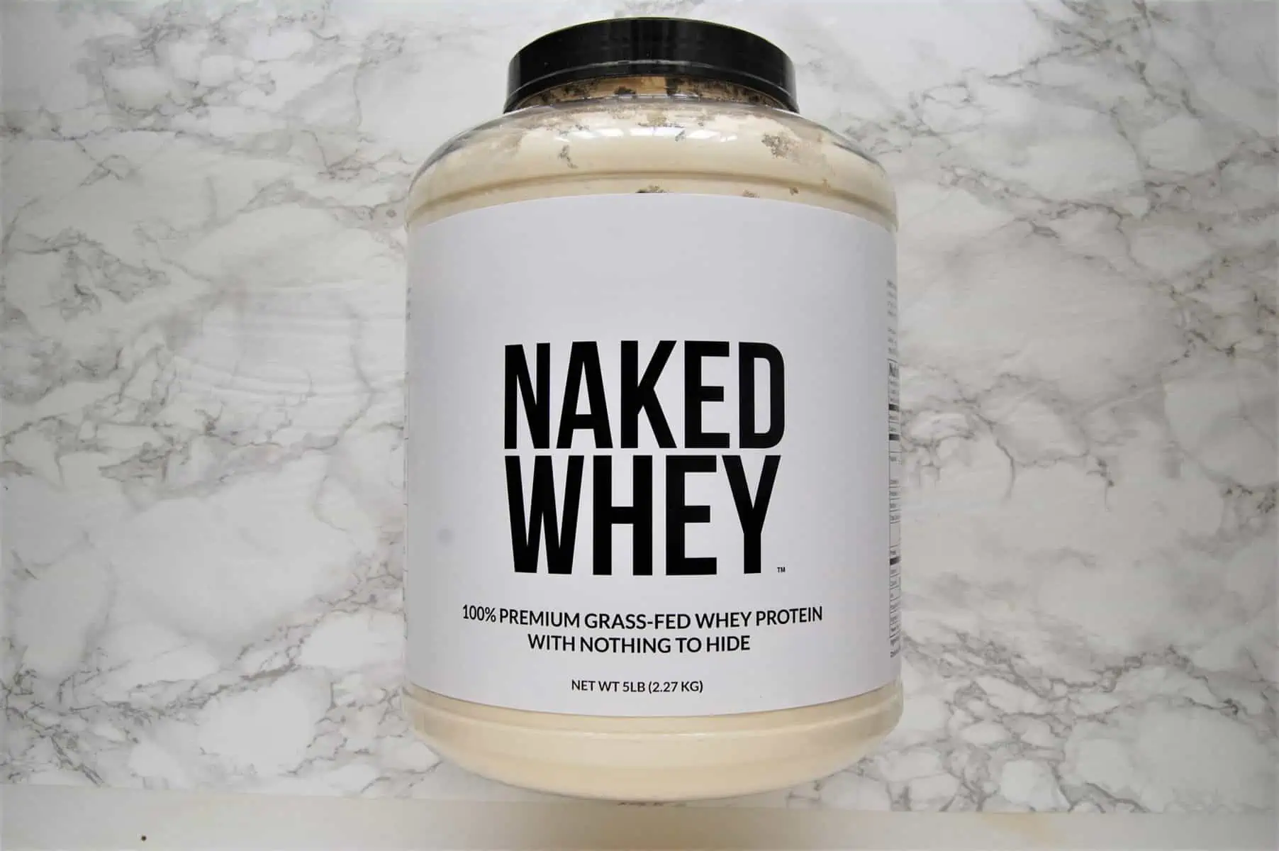 Naked WHEY 5LB 100% Grass Fed Unflavored Whey Protein Powder