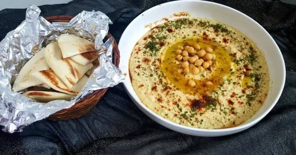 Pita and Hummus 1