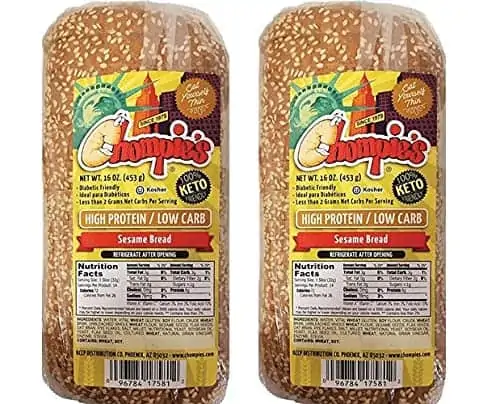 Chompies Sesame High Protein Low Carb Bread