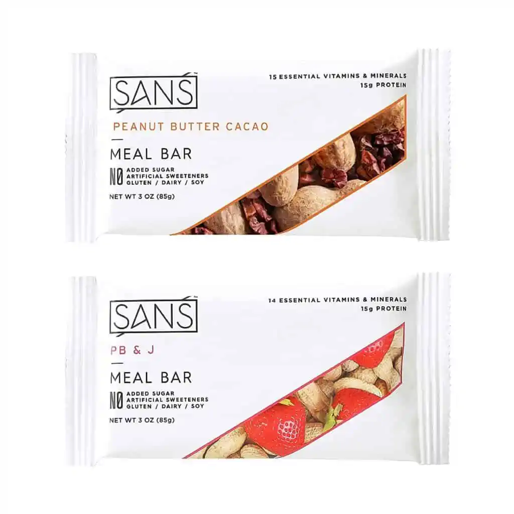SANS PB and J Meal Replacement Protein Bars