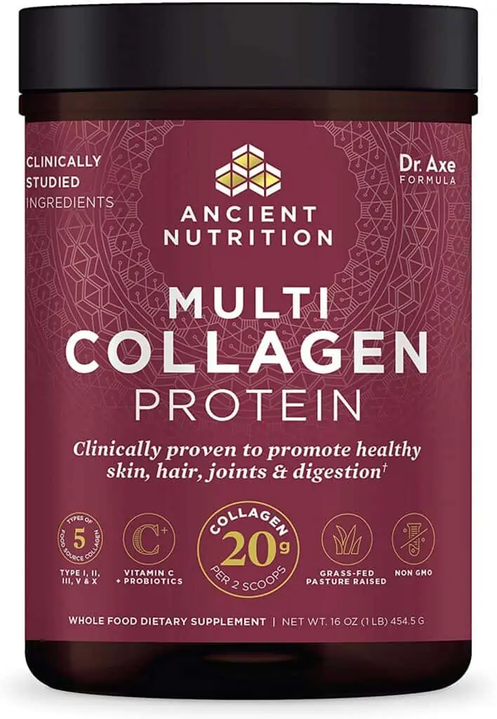 Ancient Nutrition Multi Collagen Peptide Protein Powder Pure