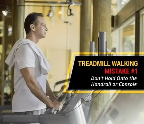 Donot hold treadmill rails