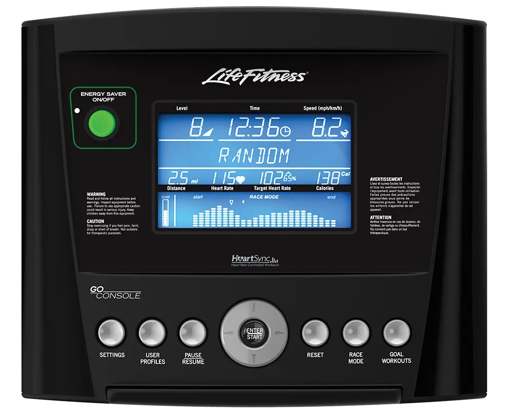 Life Fitness F3 Go Console