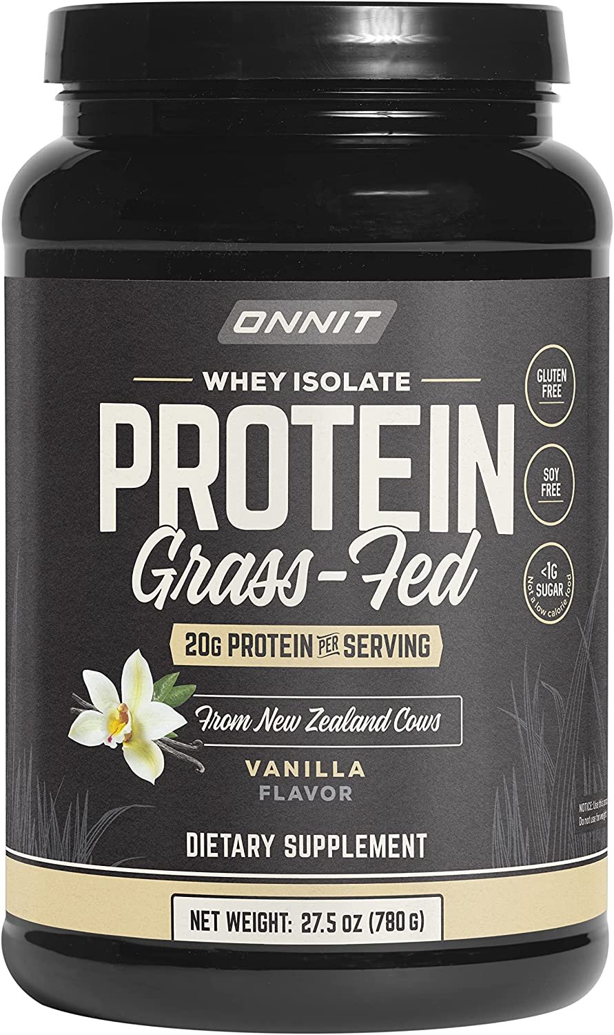 ONNIT Grass Fed Whey Isolate Protein