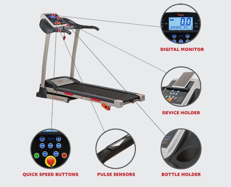 SF- T4400 Treadmill Features